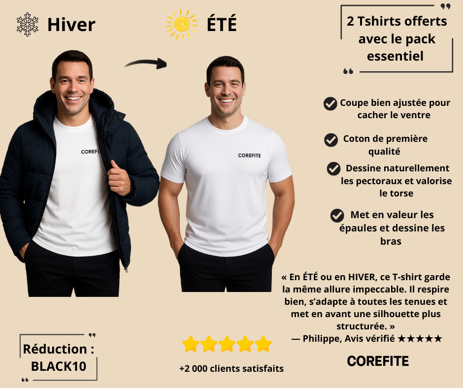 #1 Meilleure Vente Le T-Shirt Corefite