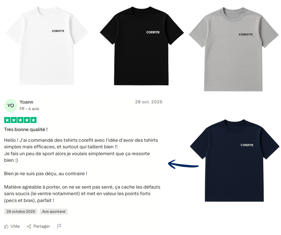 #1 Meilleure Vente Le T-Shirt Corefite