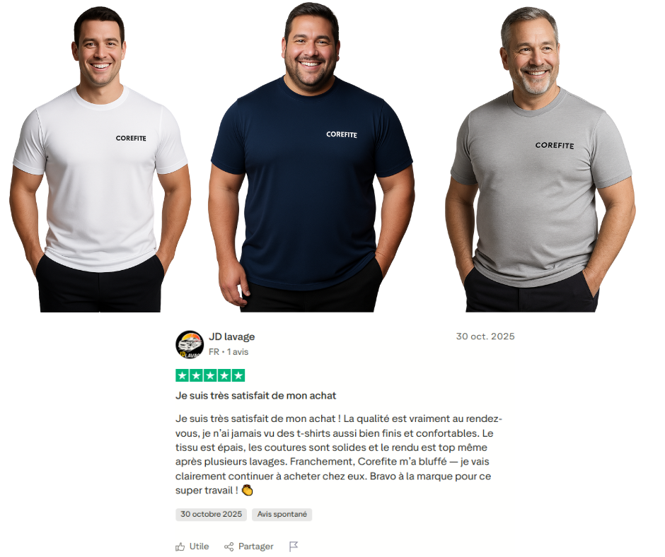 #1 Meilleure Vente Le T-Shirt Corefite